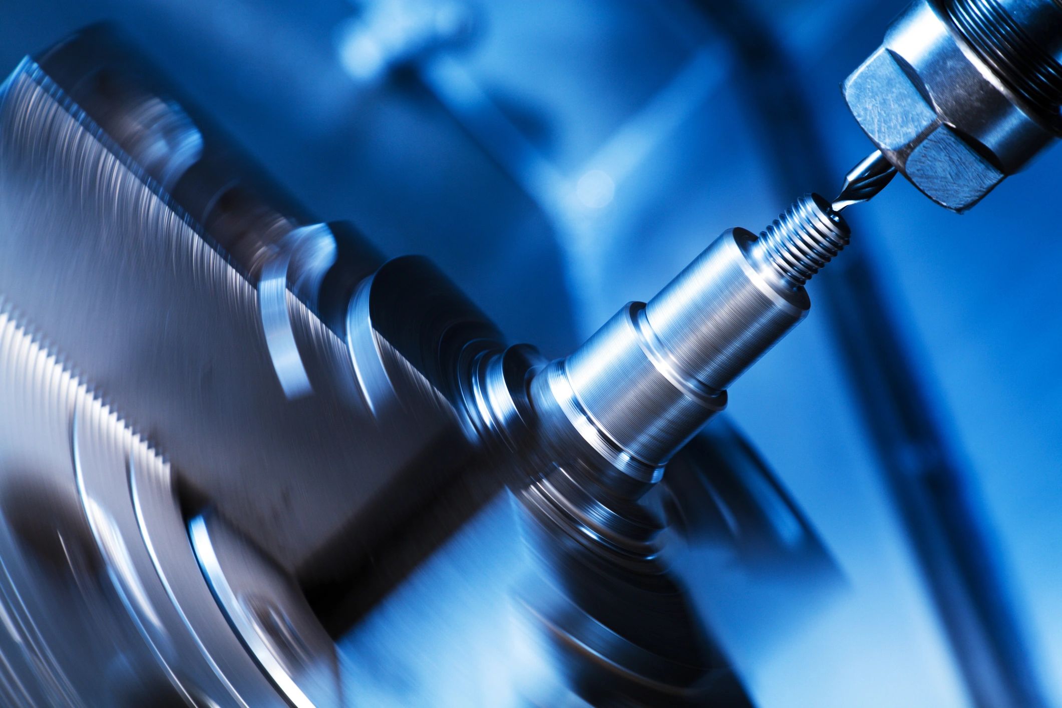 High-tech manufacturing environment