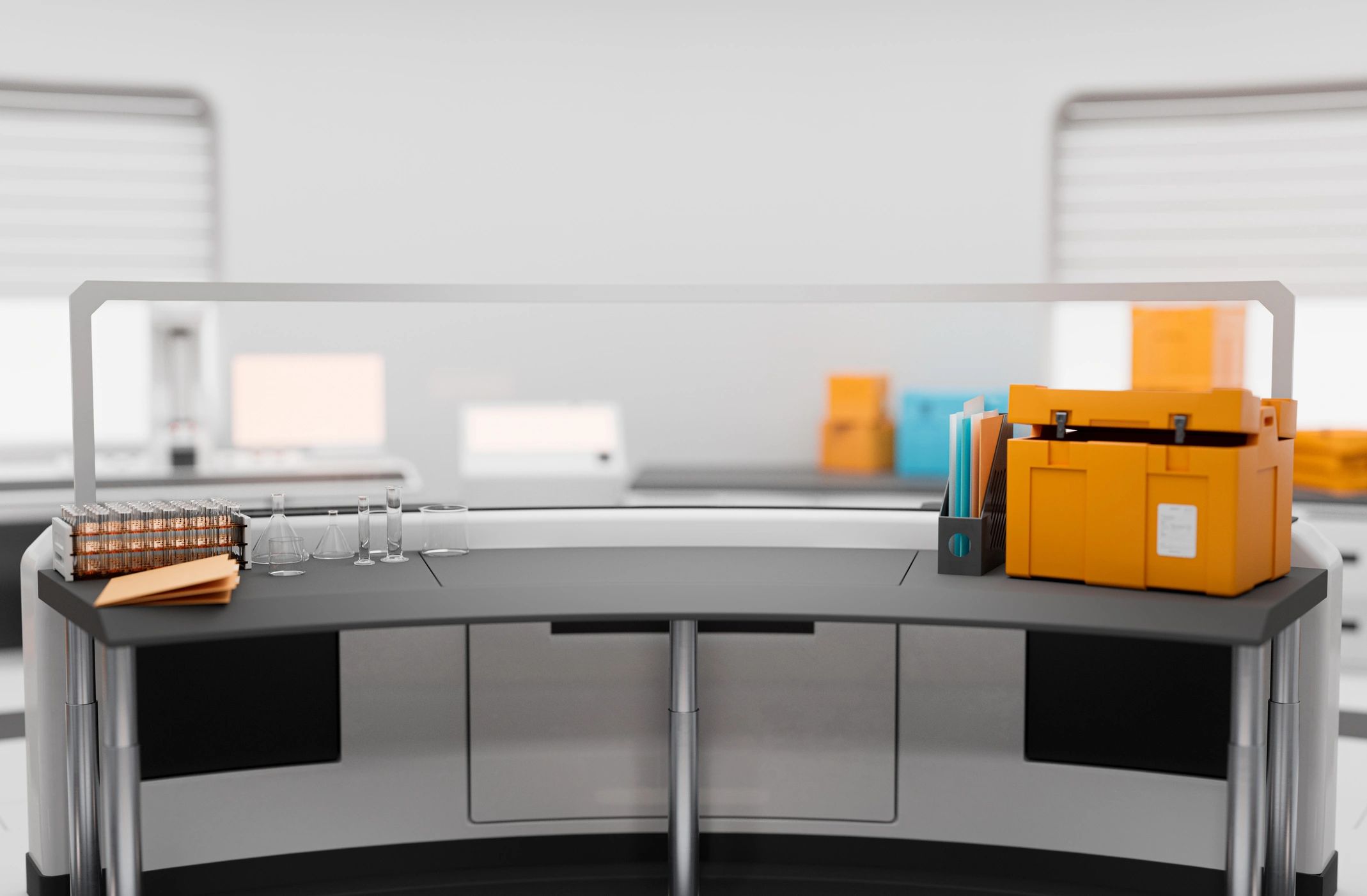 modern plastic manufacturing office